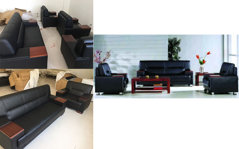 Sofa văn phòng giúp không gian thêm phần ấn tượng, thu hút