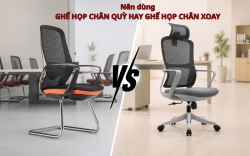 So sánh ghế họp chân xoay với ghế chân quỳ từ A-Z